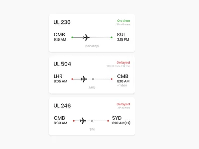 Flight Tracking airline app creative design flight ios srilanka tracking ui uiux ux