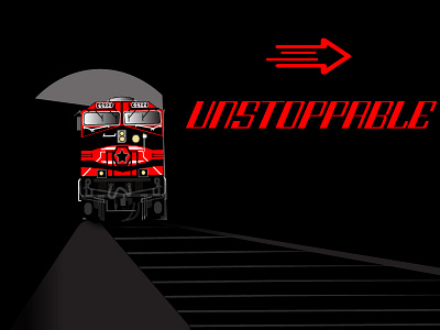 Unstoppable adobeillustrator fun learning rookie speed train unstoppable