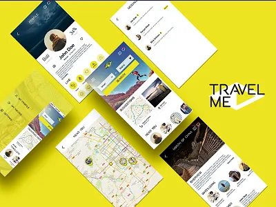 Travelme app android app appmobile foodie ios iot mobile travel travelling ui uidesign visual