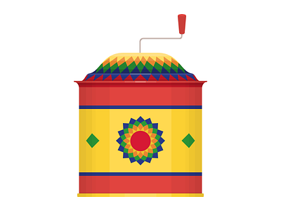 My Box drawing illustration music box vector
