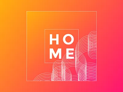 home gradients home lines sketch