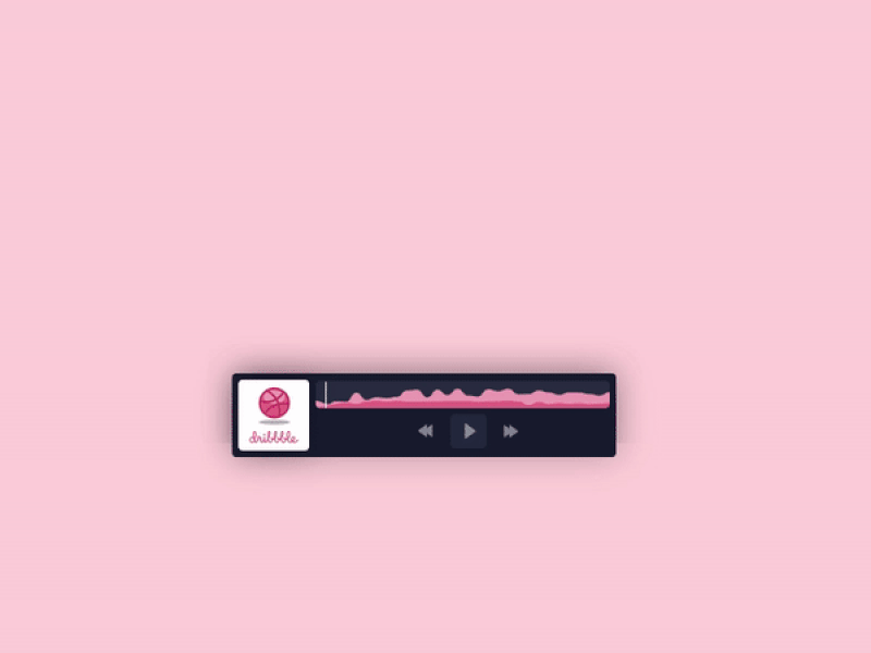 Hello Dribbble animation design interaction music play player principle sketch thanks ui ux