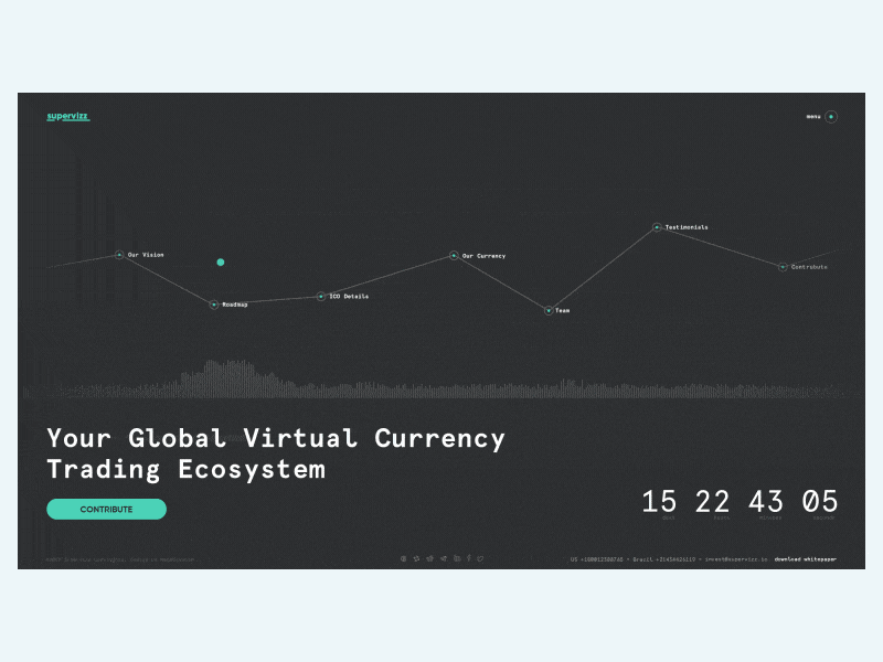 Example of Trading website animations