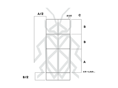 ABSURDO GRID cockroach golden insect roach