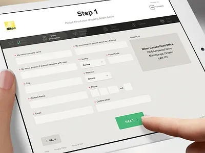 Returns system checkout ui