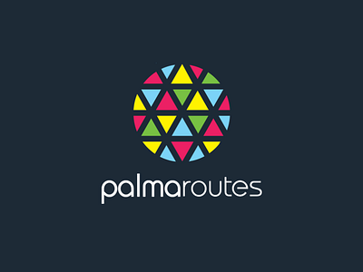 Palmaroutes branding logo