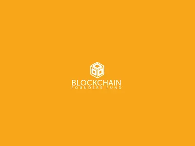 Blockchain Founders Fund block branding chain founder funds illustration logo design typography