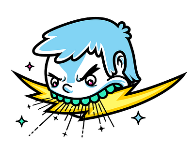 Lightning Bite bite gerardo illustration lightning thunder