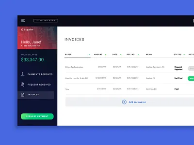 Banking Dashboard banking dash dashboard funds money product design sandbox ui ui design user interface