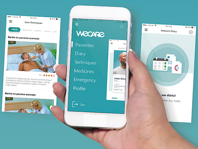 Ui Care App Mobile android app avaliation care creative design interaction ios mobile tag ui ux