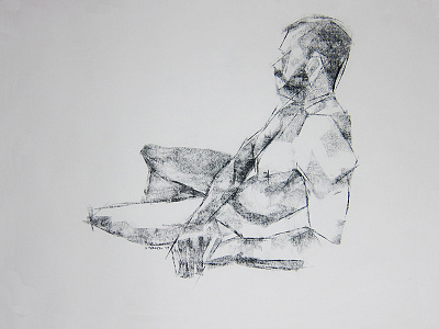 Fig 001 charcoal figuredrawing illustration