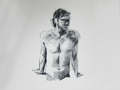 Fig 003 charcoal figuredrawing illustration