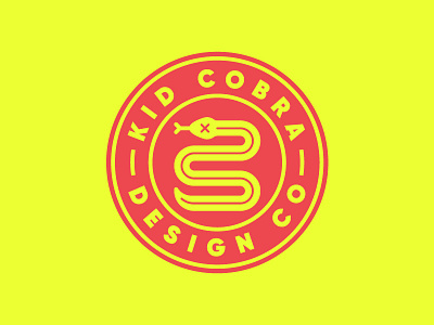 Kid Cobra Badge badge branding illustrator logo