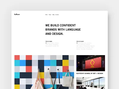 New Bullhorn Website (Desktop) agency case study responsive website