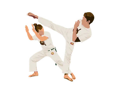 Capoeira affisch capoeira ilustración illustration poster procreate sketch