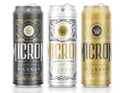 Micron Pilsners alcohol beer branding brooklyn identity laxalt nevada nyc packaging pilsner reno