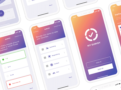 My-survey app design 03 app design survey