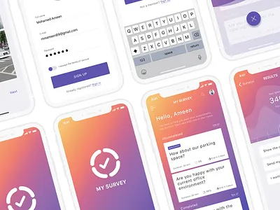 My-survey app design 02 app design survey