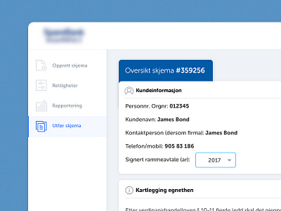Banking document solution banking desktop interface ui