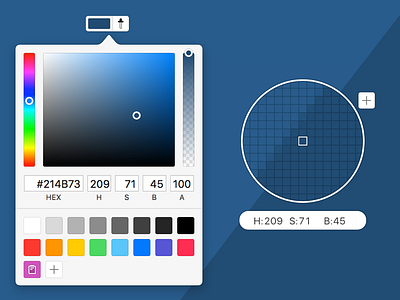 Flinto Colo(u)r Picker color picker interface design macos ui