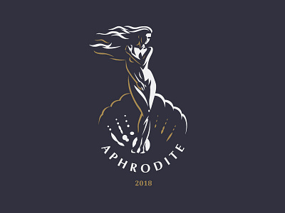 Aphrodite aphrodite design logo shell