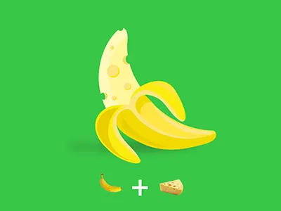 Banana Cheese banana cheese logo