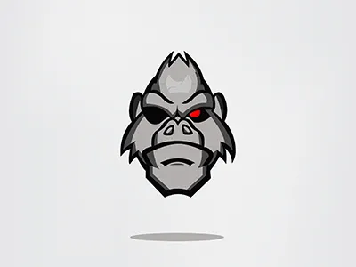Logo Gorilla gorilla light logo shade