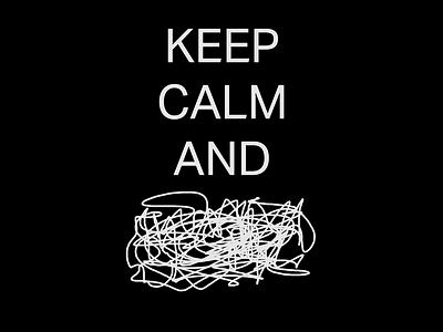 Keep Calm bw meme