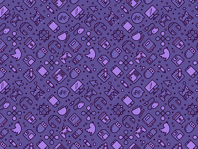 Startup Icon Pattern cat coffee grumpy icon illustration mobile outline pattern playstation repeating seamless startup