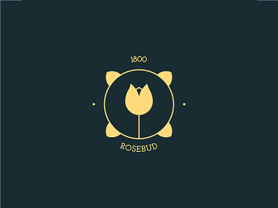 1800-Rosebud Logo Design graphic design identity design josefin slab logo design rosebud