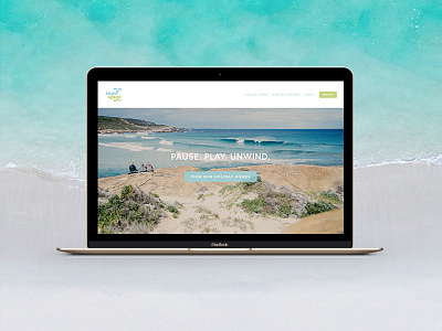 Swell Stays Website minimalist rental simple squarespace ui ux web design website