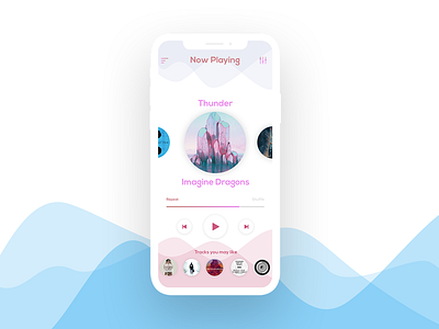 Music Player app appui dribbble google india music musicplayer photoshop skills ui ux