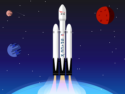 Falcon Heavy rocket space spacex