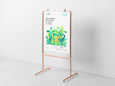 Stand Mockup - Poster branding download font frame identity logo mockups print psd stationery template typography