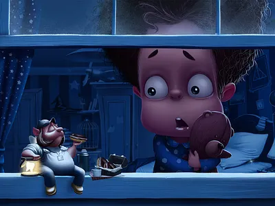 Lunch Break art characterdesign illustration lunchbreak storytelling teeth tooth toothfairy