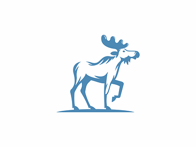 Moose brand design icon logo yuro