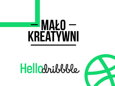 Malo Kreatywni Dribbble Hello hello hellodribble illustrator malokreatywni vector