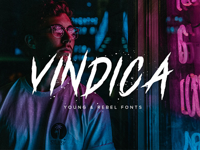 Freebie: Vindica Rebel Typeface font fonts pixelbuddha typeface