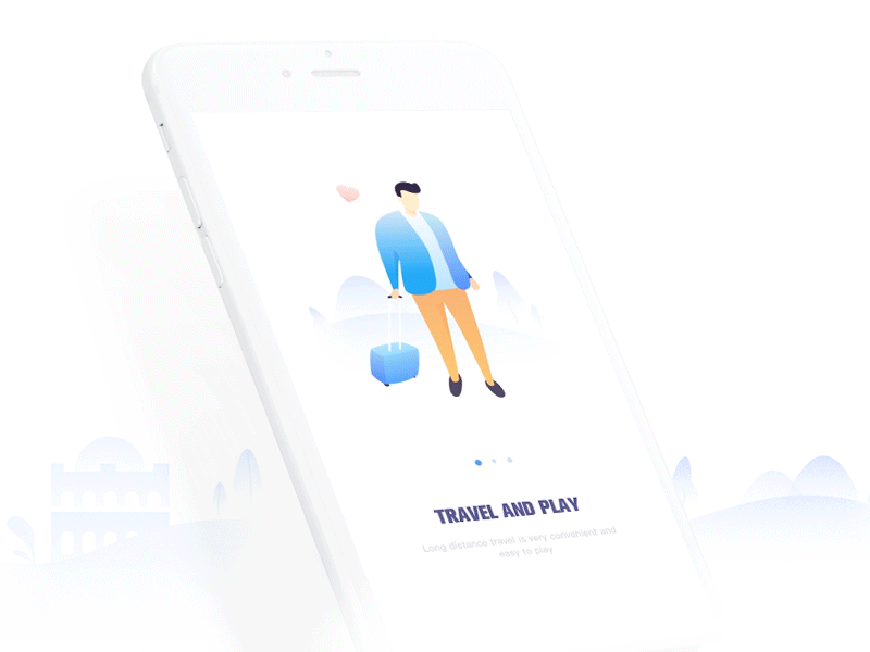 Travel guide page boot page travel