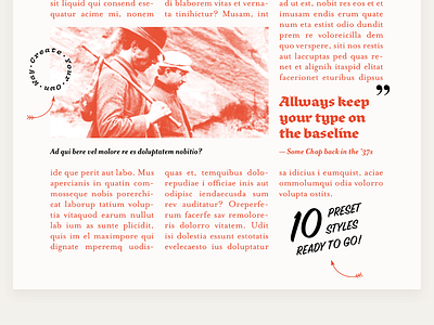 Baseline Boilerplate A4 a4 baseline grid indesign template