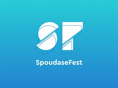 Student Festival Logo brand festival identity logo mark minimal presentation shapes student symbol