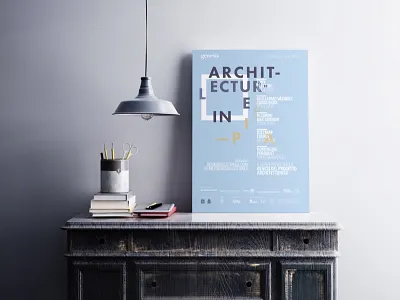 Genesis Lectures 2016 Poster architects architecture design fluid font lecture pisa poster type typography university variable