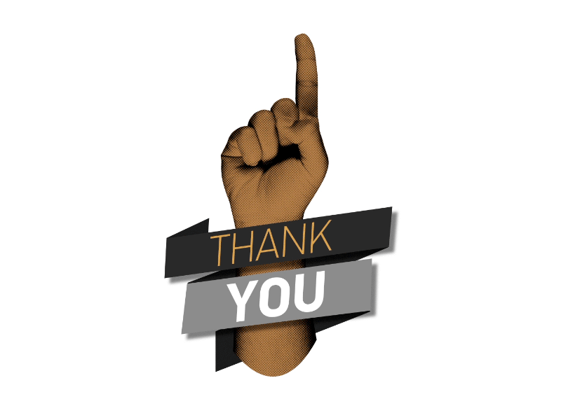 THANK YOU 2d animation after effects animation collage hand hands mograh motion graphics