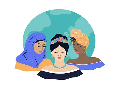 🌍 International Women's Day - 2018 2018 character feminism illustration international woman women women day world