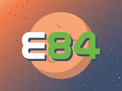 Moonshot alpha app logo element84 logo moon moonshot omega space sticker