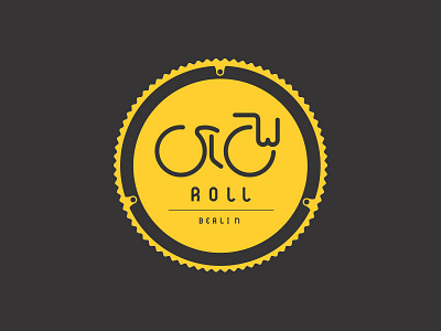 Slow Roll Berlin icon identity logo minimal typography