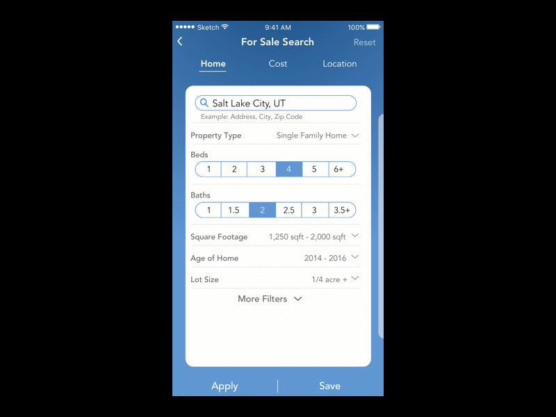 Settings daily ui real estate settings