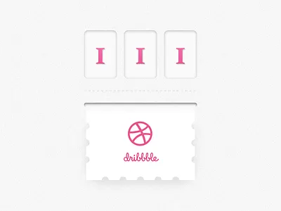 A Dribbble Invitation dribbble hello invation invite ticket