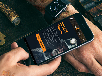 Minera ios iwatch mobile ui ux web website