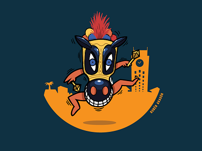 Macho Ratón character character design colors diriamba folklore güegüense illustration mask nahuatl nicaragua